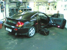 Установка сигнализации Hyundai Coupe