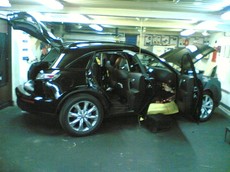 Установка противоугонного комплекса Infiniti FX35 2007