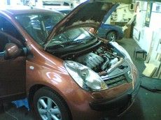 Установка сигнализации Nissan Note