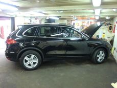 Установка сигнализации Porsche Cayenne 2013